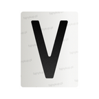Nanofilm dla polskich tablic rejestracyjnych - symbol „V”