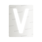 Nanofilm dla polskich tablic rejestracyjnych - symbol „V”