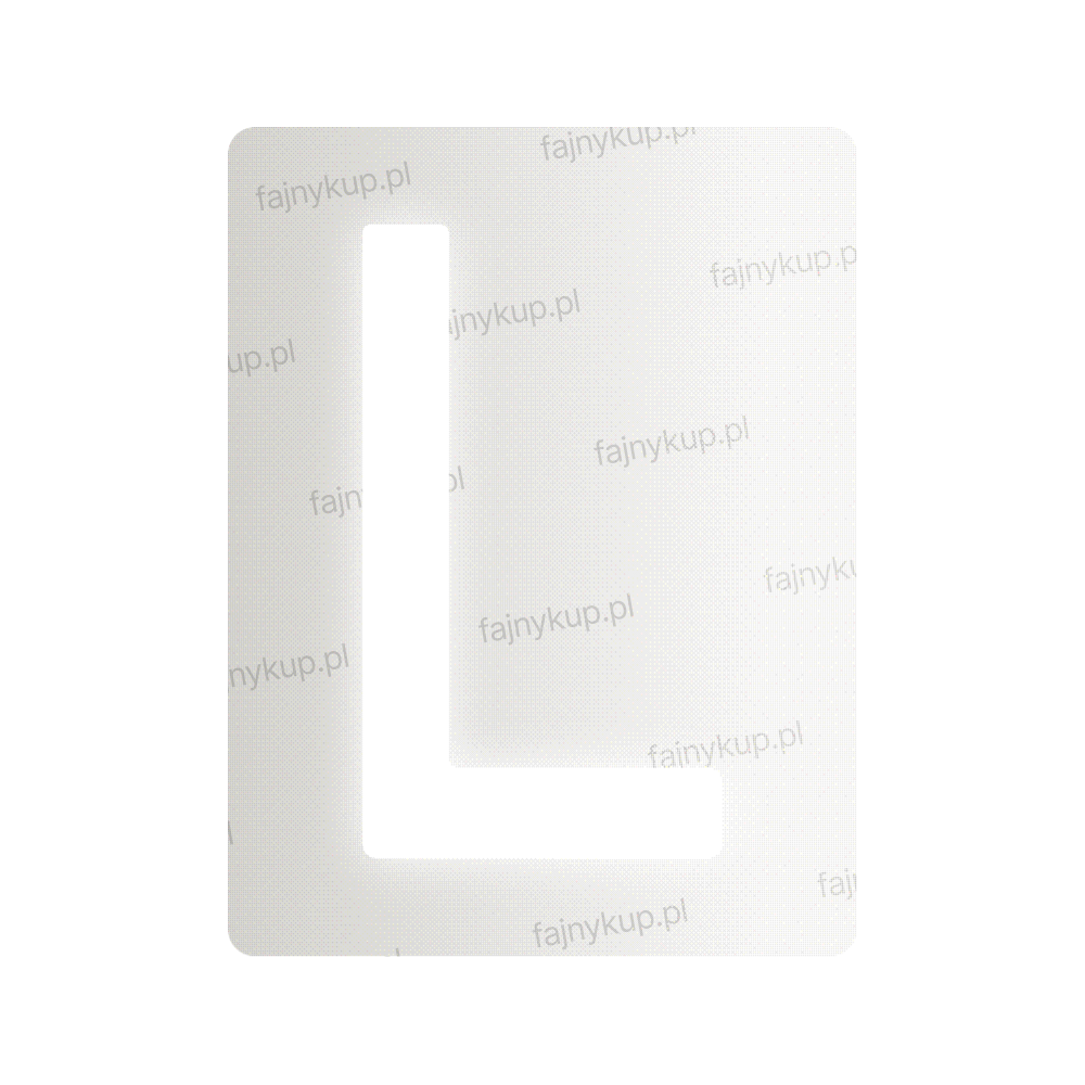 Nanofilm na polskie tablice rejestracyjne - Symbol "L"