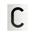 Nanofilm do polskich tablic rejestracyjnych – symbol „C”