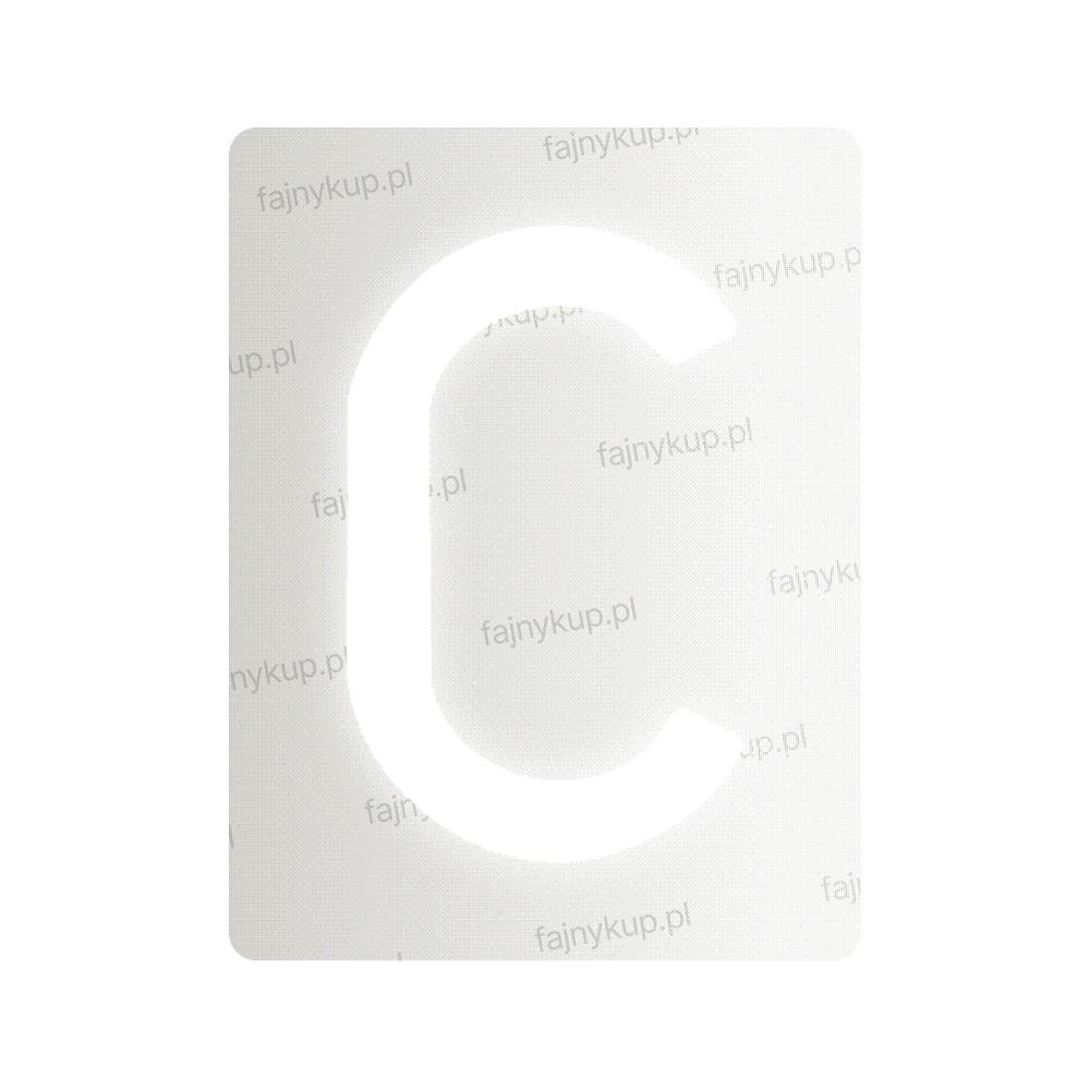 Nanofilm do polskich tablic rejestracyjnych – symbol „C”
