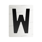 Nanofilm do polskich tablic rejestracyjnych - Symbol "W"
