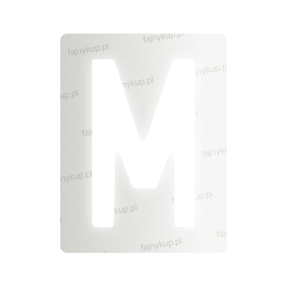 Nanofilm do polskich tablic rejestracyjnych - Symbol „M”