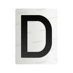 Nanofilm do polskich tablic rejestracyjnych - Symbol "D"