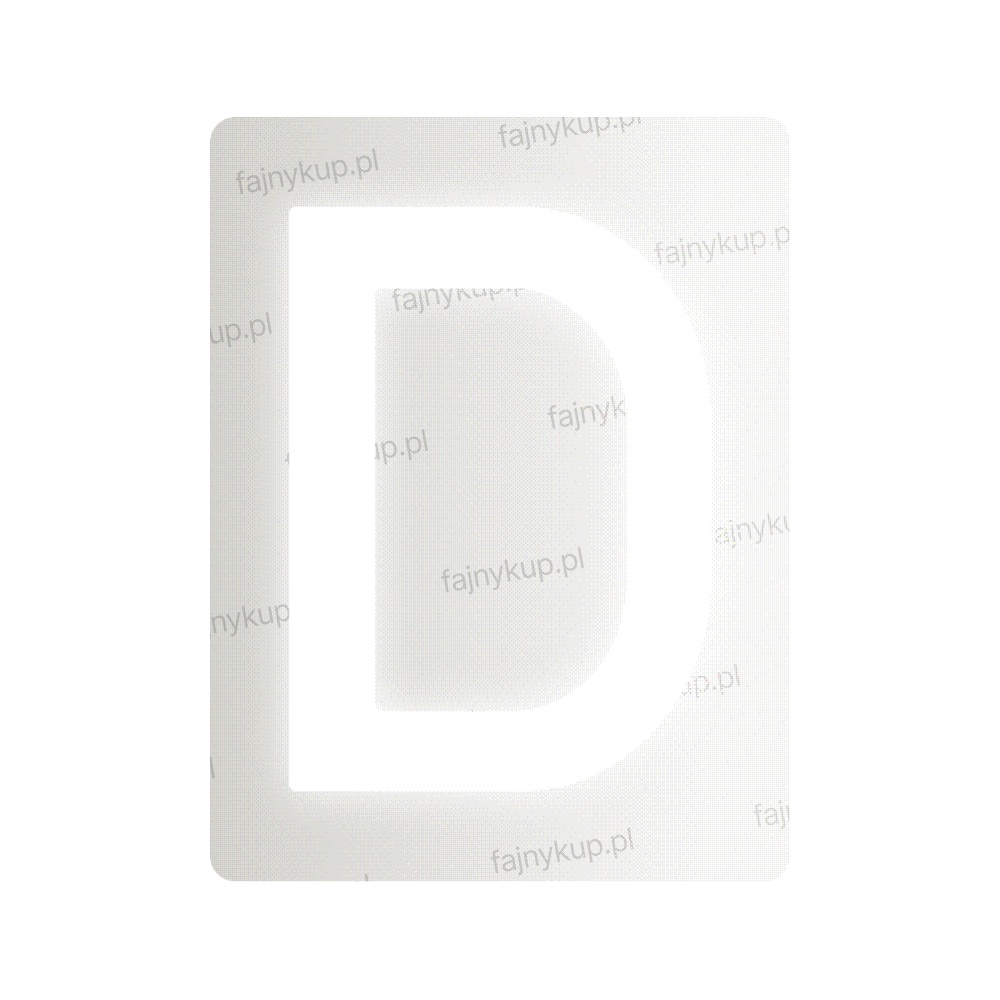 Nanofilm do polskich tablic rejestracyjnych - Symbol "D"