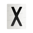 Nanofilm dla polskich tablic rejestracyjnych - Symbol "X"