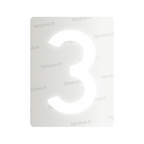 Nanofilm do polskich tablic rejestracyjnych - symbol „3”