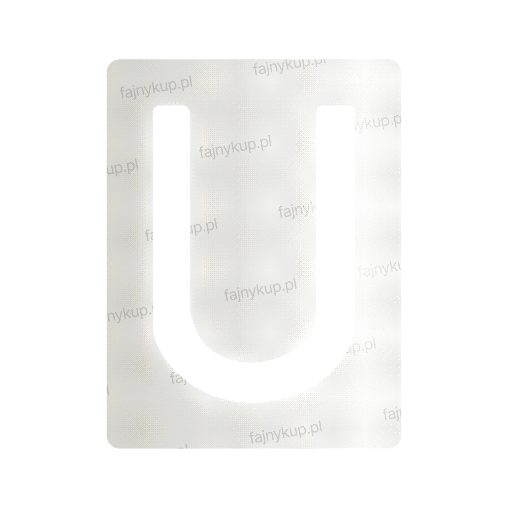 Nanofilm na polskie tablice rejestracyjne - symbol "U"