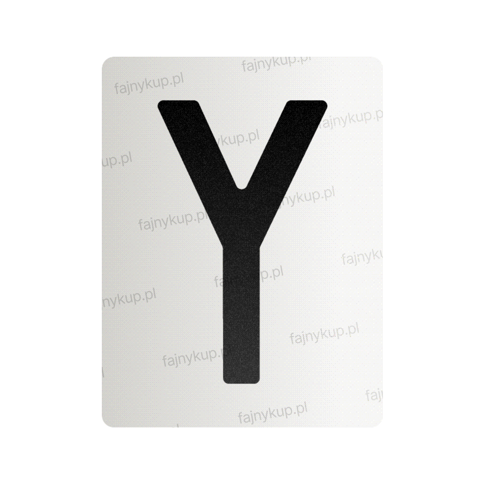 Nanofilm do polskich tablic rejestracyjnych – symbol „Y”