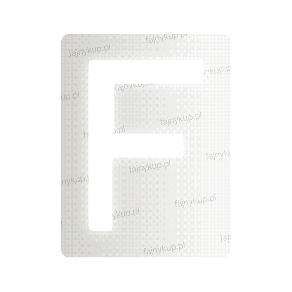 Nanofilm do polskich tablic rejestracyjnych – Symbol „F”