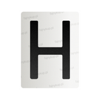 Nanofilm do polskich tablic rejestracyjnych – symbol „H”