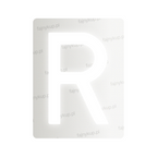 Nanofilm do polskich tablic rejestracyjnych - Symbol "R"