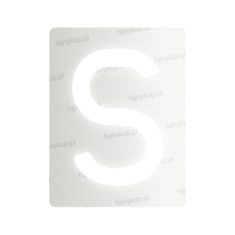 Nanofilm do polskich tablic rejestracyjnych - Symbol "S"