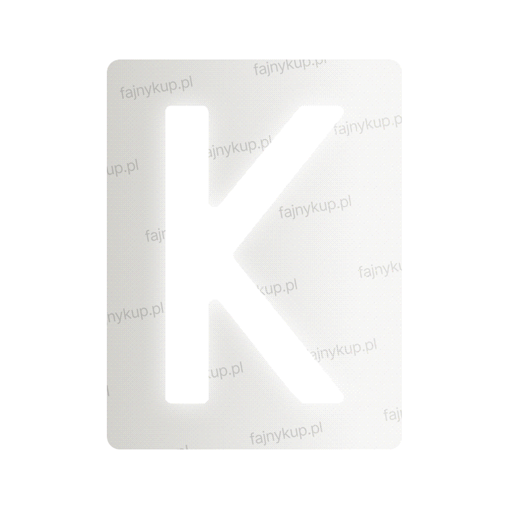 Nanofilm na polskie tablice rejestracyjne - Symbol „K”