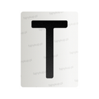 Nanofilm do polskich tablic rejestracyjnych - Symbol "T"