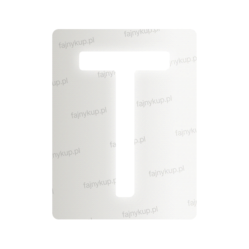 Nanofilm do polskich tablic rejestracyjnych - Symbol "T"