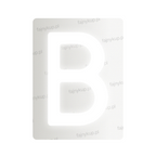 Nanofolia do tablic rejestracyjnych w Polsce (Szerokie) - Symbol "B"