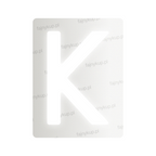 Nanofolia do tablic rejestracyjnych w Polsce (Szerokie) - Symbol "K"