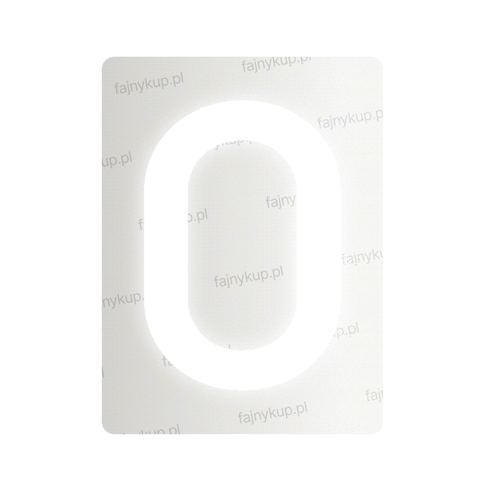 Nanofolia do tablic rejestracyjnych w Polsce (Szerokie) - Symbol "O"