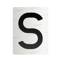 Nanofolia do tablic rejestracyjnych w Polsce (Szerokie) - Symbol "S"