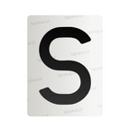 Nanofolia do tablic rejestracyjnych w Polsce (Szerokie) - Symbol "S"