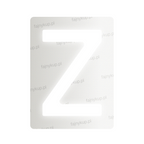 Nanofolia do tablic rejestracyjnych w Polsce (Szerokie) - Symbol "Z"