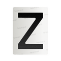 Nanofolia do tablic rejestracyjnych w Polsce (Szerokie) - Symbol "Z"