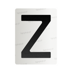 Nanofolia do tablic rejestracyjnych w Polsce (Szerokie) - Symbol "Z"