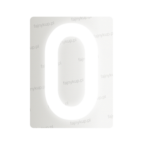 Tablice rejestracyjne nanofilmowe dla Polski (Standardowe) - Symbol "0"