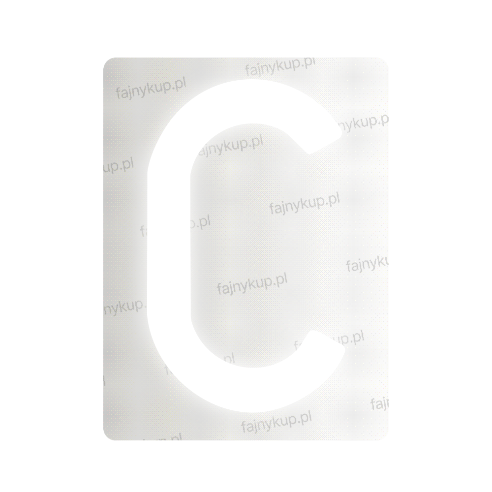 Tablice rejestracyjne nanofilmowe dla Polski (Standardowe) - Symbol "C"