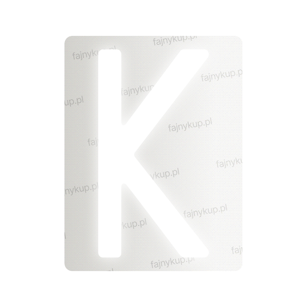 Tablice rejestracyjne nanofilmowe dla Polski (Standardowe) - Symbol "K"