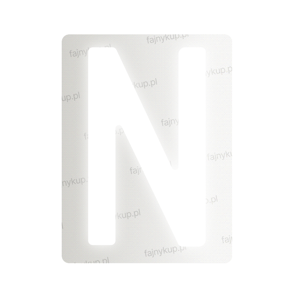 Tablice rejestracyjne nanofilmowe dla Polski (Standardowe) - Symbol "N"