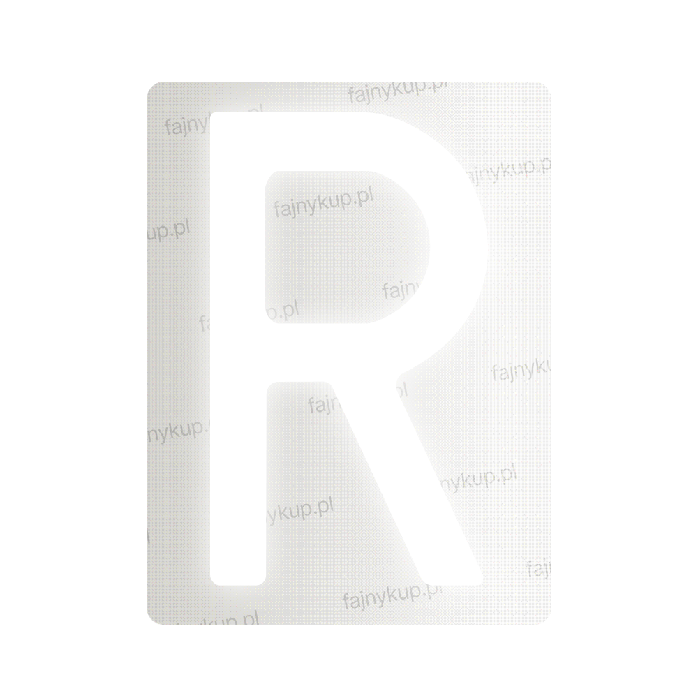 Tablice rejestracyjne nanofilmowe dla Polski (Standardowe) - Symbol "R"