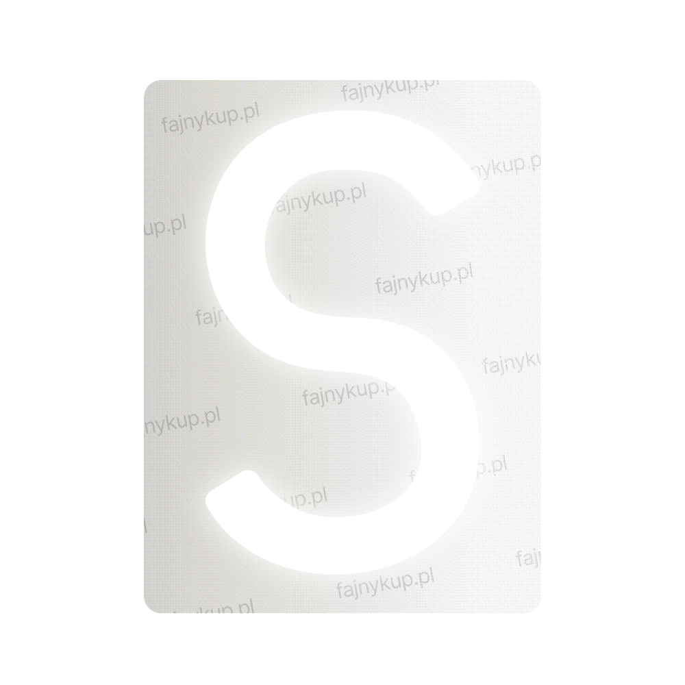 Tablice rejestracyjne nanofilmowe dla Polski (Standardowe) - Symbol "S"