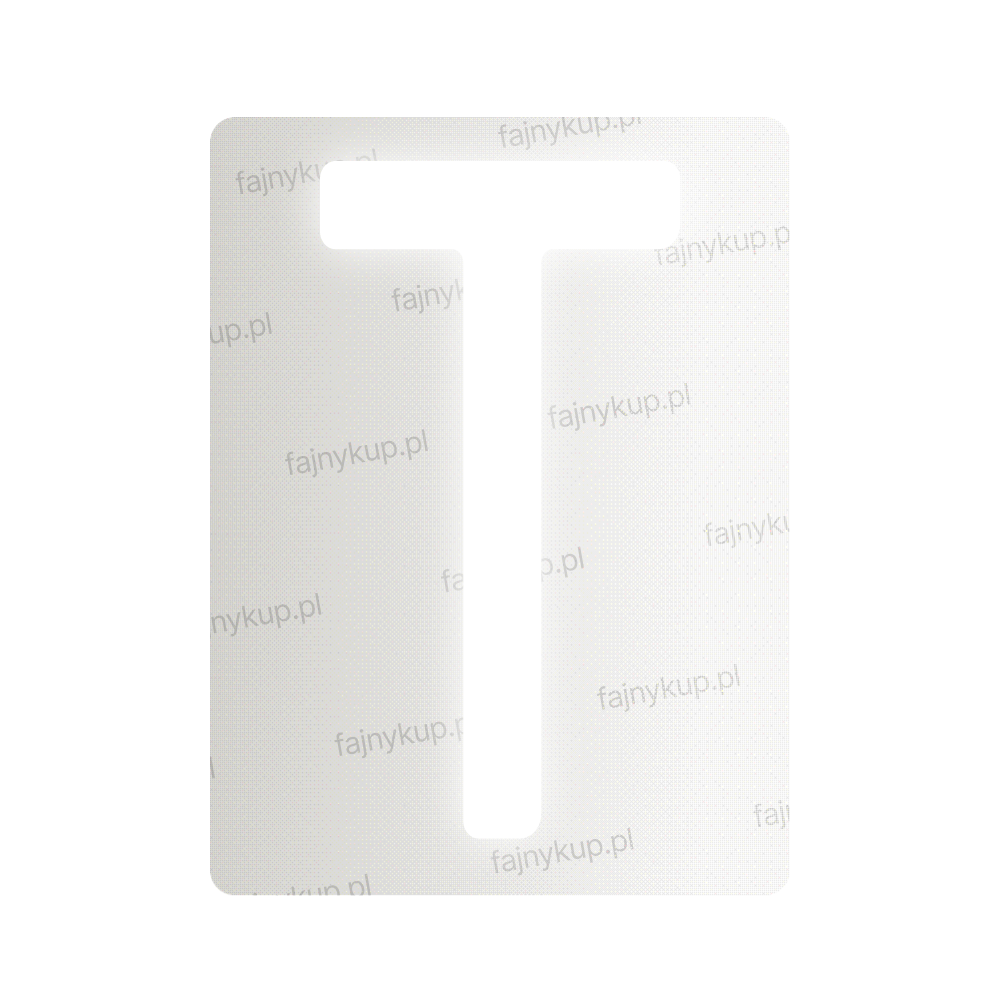 Tablice rejestracyjne nanofilmowe dla Polski (Standardowe) - Symbol "T"