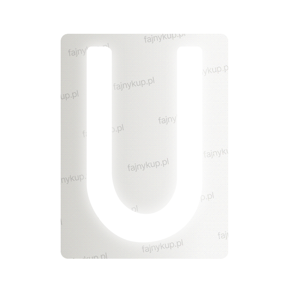 Tablice rejestracyjne nanofilmowe dla Polski (Standardowe) - Symbol "U"