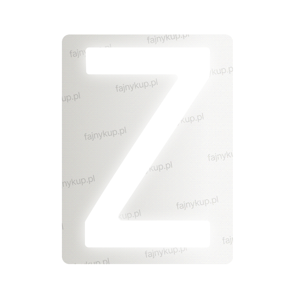 Tablice rejestracyjne nanofilmowe dla Polski (Standardowe) - Symbol "Z"